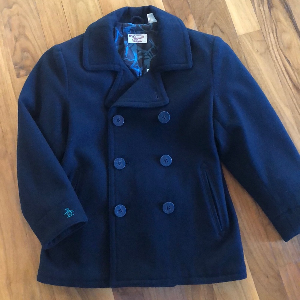 Original Penguin 🐧 pea coat boy